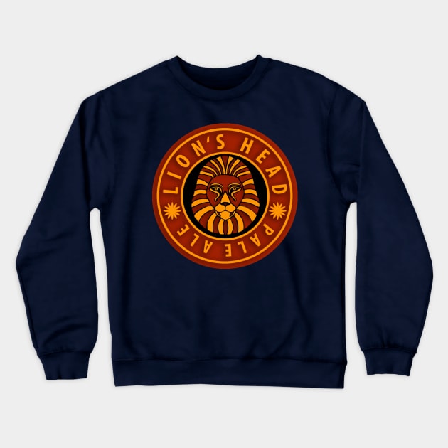 Lion's Head Pale Ale Crewneck Sweatshirt by RockettGraph1cs